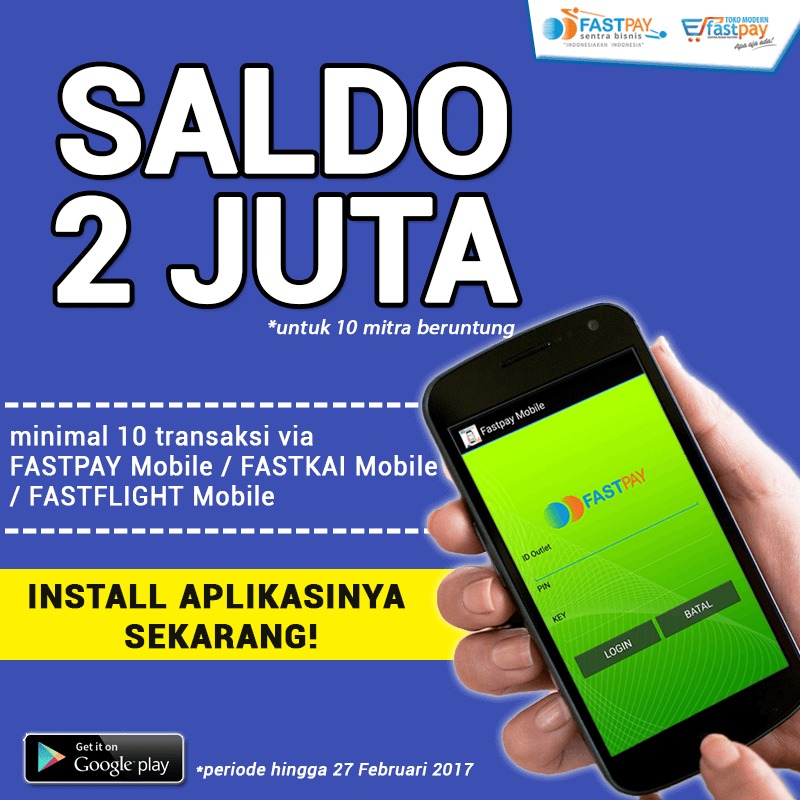 Install app mobile dan transaksi berhadiah senilai total Rp2 jt